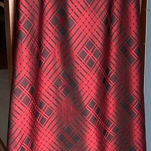 Alex Evenings Plaid Print Formal Maxi Skirt Size M